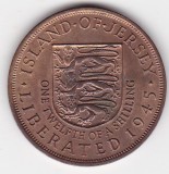 Jersey 1/12 shilling 1954 - Elizabeth II, Liberation 1945, exemplar 1