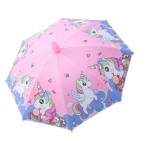 Umbrela pentru copii, design unicorn, 85 cm, 4-12 ani