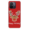 Husa compatibila cu Xiaomi Redmi 12C Silicon Gel Tpu Model Craciun Ren Happy Holiday