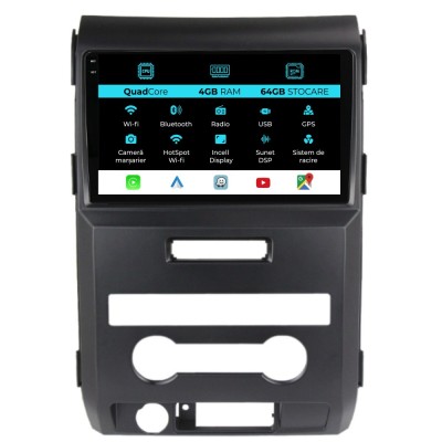 Navigatie Dedicata Ford F150 (2008-2014),QuadCore, 9Inch, 4Gb Ram, 64Gb Stocare, Carplay foto