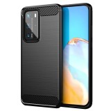 Husa Huawei P40 Pro Asteroid GSM Carbon Silicone, negru