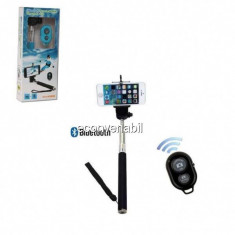 Selfie Stick Monopod Extensibil si Telecomanda Bluetooth Z075T Z075S foto