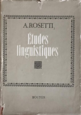 ETUDES LINGUISTIQUES-A. ROSETTI-239715 foto