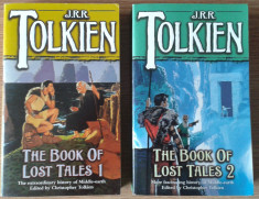 The Book of Lost Tales(Vol.1&amp;amp;2) by J.R.R. Tolkien, Ballantine Books-DelRey, 1992 foto