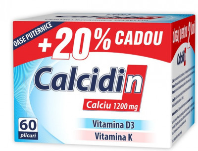 Calcidin 1200mg 60dz -20% promo foto