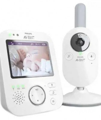 Monitor video wireless pentru bebelusi Philips Avent Premium, 3.5&amp;quot; foto