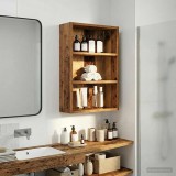 vidaXL Dulap de perete pentru baie Lemn vechi 40 x 16 x 62,5 cm 889373