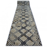 Traversa Drop Jasmine 031 ceaţă și albastru inchis, 80 cm, Dreptunghi, Polipropilena
