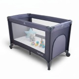 Cumpara ieftin Patut pliant si tarc de joaca Popypapa CB200, intrare laterala cu fermoar, 2 roti cu frana, saltea si geanta de transport incluse, 120x60 cm