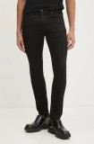 HUGO jeansi barbati, culoarea negru, 50522145