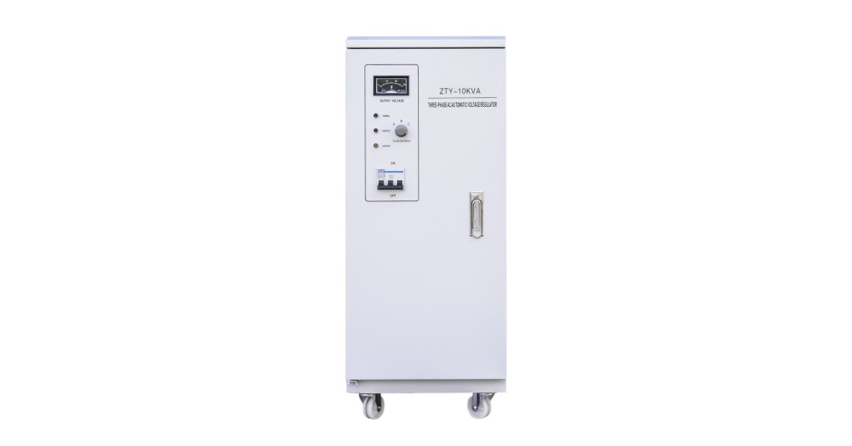 Stabilizator de tensiune trifazat PNI SVT-10K cu servomotor, 10000VA
