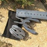 Breloc Multifunctional Pro Steel, Patent, Pila, Cutit, Surubelnita, Inox, Teaca Nylon, Outdoor