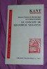 Essai pour introduire en philosophie le concept de grandeur negative / I. Kant