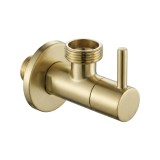 Robinet colțar 1/2" x 3/4" Brush Gold