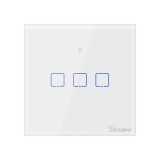 Intrerupator Smart Touch Wifi + RF 433 Sonoff T1 EU TX, 3 canale