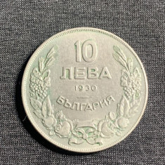 Moneda 10 leva 1930 Bulgaria