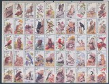 USA-1987-FAUNA-ANIMALE-COALA CU 50 TIMBRE PASARI SI ANIMALE MNH