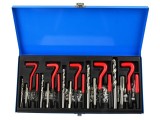 Set pentru repararea filetelor M5-M12, 131 piese, in cutie metalica