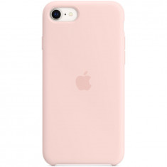 Husa de protectie Apple Silicone Case pentru iPhone SE 3, Chalk Pink