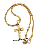 LANT CU CRUCIULITA INOX GOLD EDITION LC170