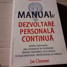 MANUAL DE DEZVOLTARE PERSONALA CONTINUA - JIM CLEMMER, ED BUSINESS TECH, 252 P