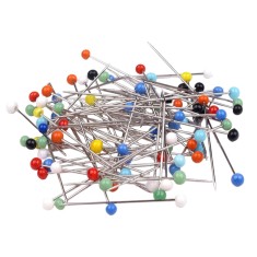 Set 90 bolduri cu gamalie din sticla Crisalida, lungime 32 mm, 10 g, Multicolor