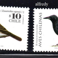 CHILE 1998, Fauna, Pasari, MNH, serie neuzata