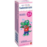 Pastă De Dinți Pentru Copii, Vademecum, 0-6 Ani Căpșuni, Protecție &Icirc;mpotriva Cariilor, Curățare Delicată Dinți Copii, 50 ml