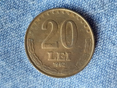 20 lei 1992 - Romania foto