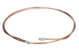 Conducta frana cupru cu niplu diametru 4,75 mm, filet exterior plin, Grosime perete 0,9 mm, filet M10x1/M10x1, lungime 2000 mm