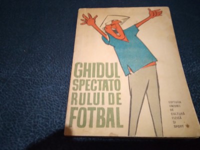 PETRE GATU - GHIDUL SPECTATORULUI DE FOTBAL 1963 foto