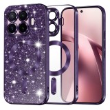 Husa Luxury Glitter MagSafe mov intens pentru Xiaomi 17T Asteroid GSM