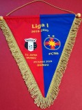Fanion (oficial-protocol) meci fotbal ASTRA GIURGIU - FCSB (Steaua) (sezonul 2019/2020 LIGA I / 29.06.2020)