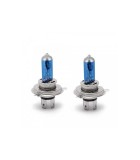 Set de 2 becuri Halogen H4 90W +110% intensitate Alb Xenon 12V, Carguard