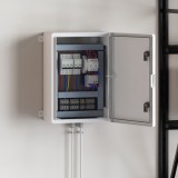 vidaXL Cabinet de Control IP65 Rezistent la Apă Gri 35x19,5x50 cm Plastic ABS