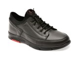 Cumpara ieftin Pantofi sport OTTER negri, CASP11, din piele naturala