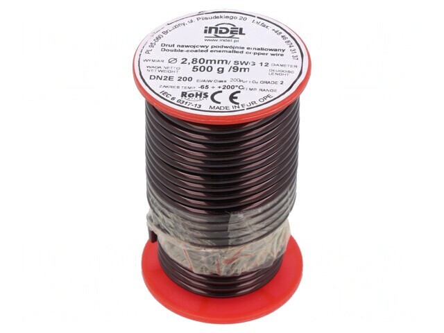 S&acirc;rmă dublu emailată 2,8mm 0,5kg Cu