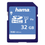 Card de memorie Hama SDHC 32GB clasa 10 UHS-I 80MB/s