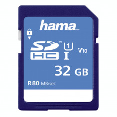 Card de memorie Hama SDHC 32GB clasa 10 UHS-I 80MB/s foto