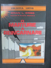 O marturie a reincarnarii-Brian L.Weiss foto