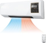 Mini aer conditionat, 2 in 1, 55 cm, Rece/Cald, 16 - 40 grade, 1800W, cu telecomanda, Alb