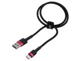 Cablu USB 2.0 A la C 0,5m negru High Speed