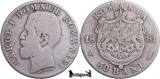 1881, 50 Bani - Carol I - Regatul Rom&acirc;niei, Argint