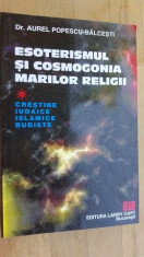 Esoterismul si cosmogonia marilor religii- Dr.Aurel Popescu-Balcesti foto