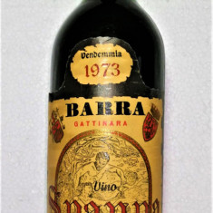 C 64, VIN ROSU, SPANNA, VINICOLA BARRA, GATTINARA, Recoltare 1973 CL 72 GR 13