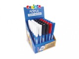Set 36 markere Carioca acrilice, display culori primare