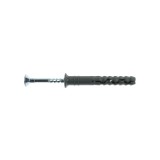 Diblu universal, din plastic, cu surub, 8 x 60 mm, set 25 bucati