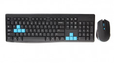 Kit mouse si tastatura wireless 2,4 Ghz HK3100 foto