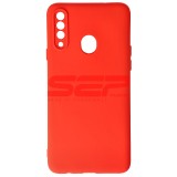 Husa Silicon Samsung Galaxy A20s Rosie, High Copy - Protectie Telefon Premium