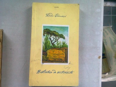 BIBLIOTECA DE SENTIMENTE, RADU CARNECI (CU DEDICATIA AUTORULUI) foto